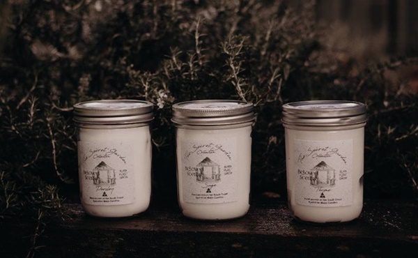 Secret Garden soy candle range