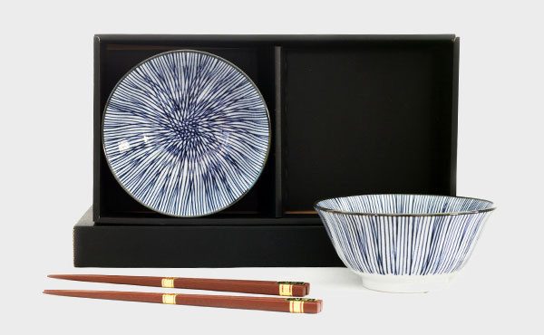 Bowls with chopsticks a gift winner